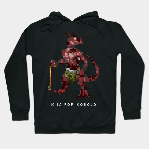 K is for Kobold Hoodie by ClarkStreetPress